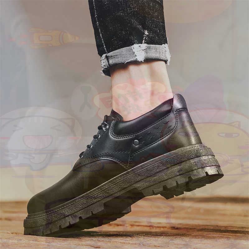 Streetwear Brand Uk - Zapatillas deportivas de cuero Natural oscuro