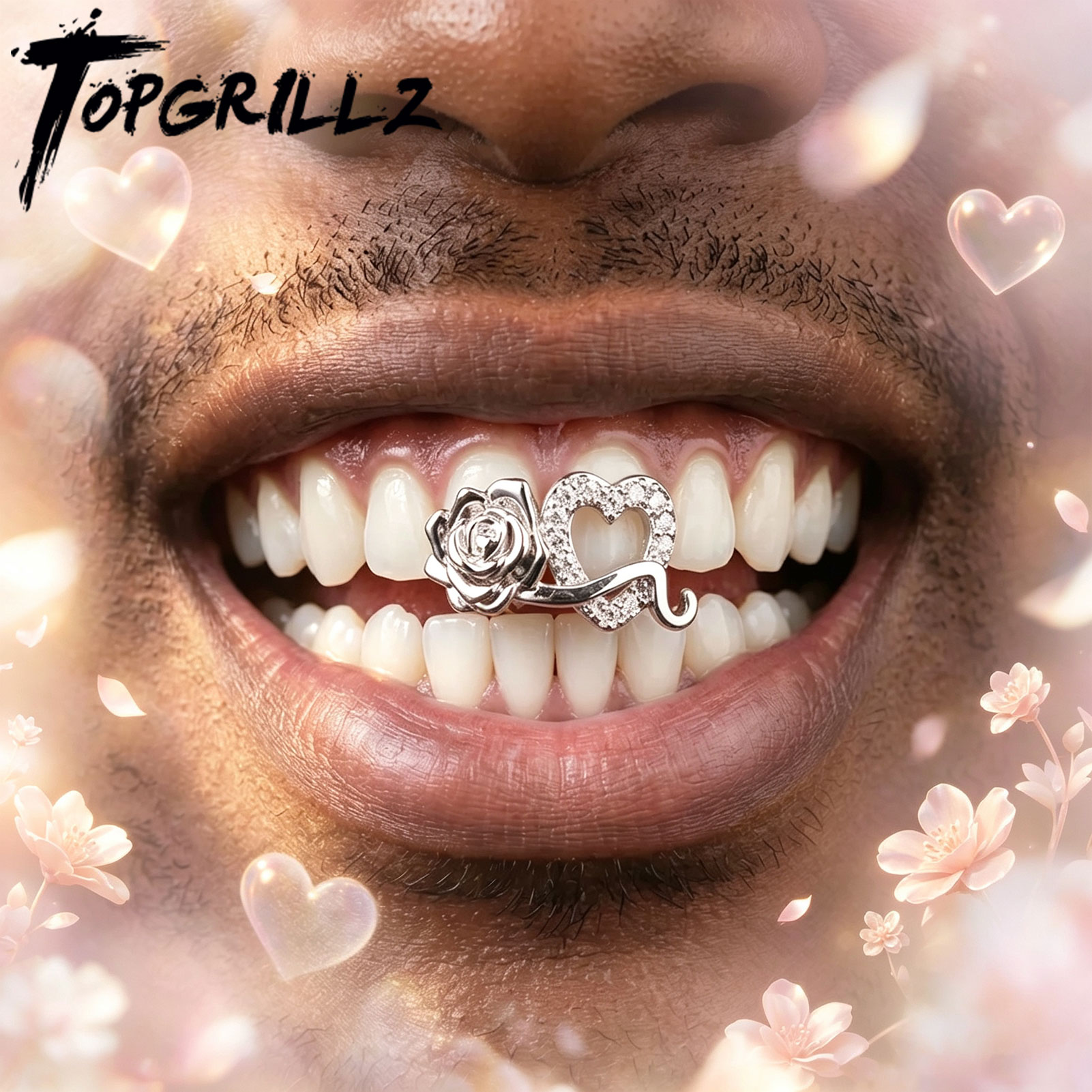 Streetwear Brand Hats - TOPGRILLZ - Grillz Románticos con Doble