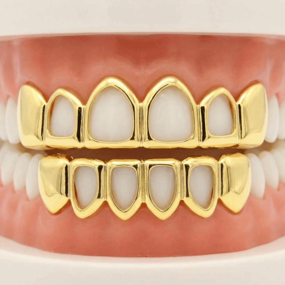 Streetwear Brand Hats - 2 Piezas/Set de Grillz Dentales de