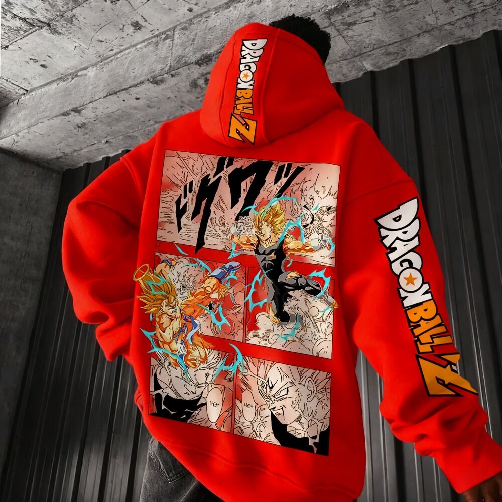 Streetwear Brand - Sudadera con capucha estampada de marca