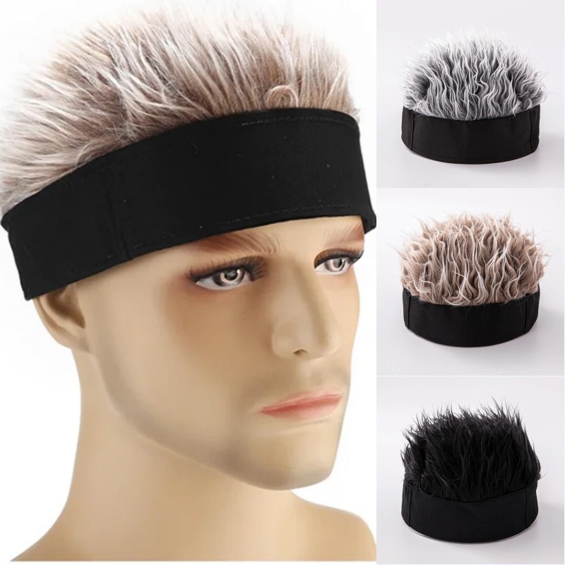 Streetwear Brand Hats - Gorra con peluca sintética de pelo