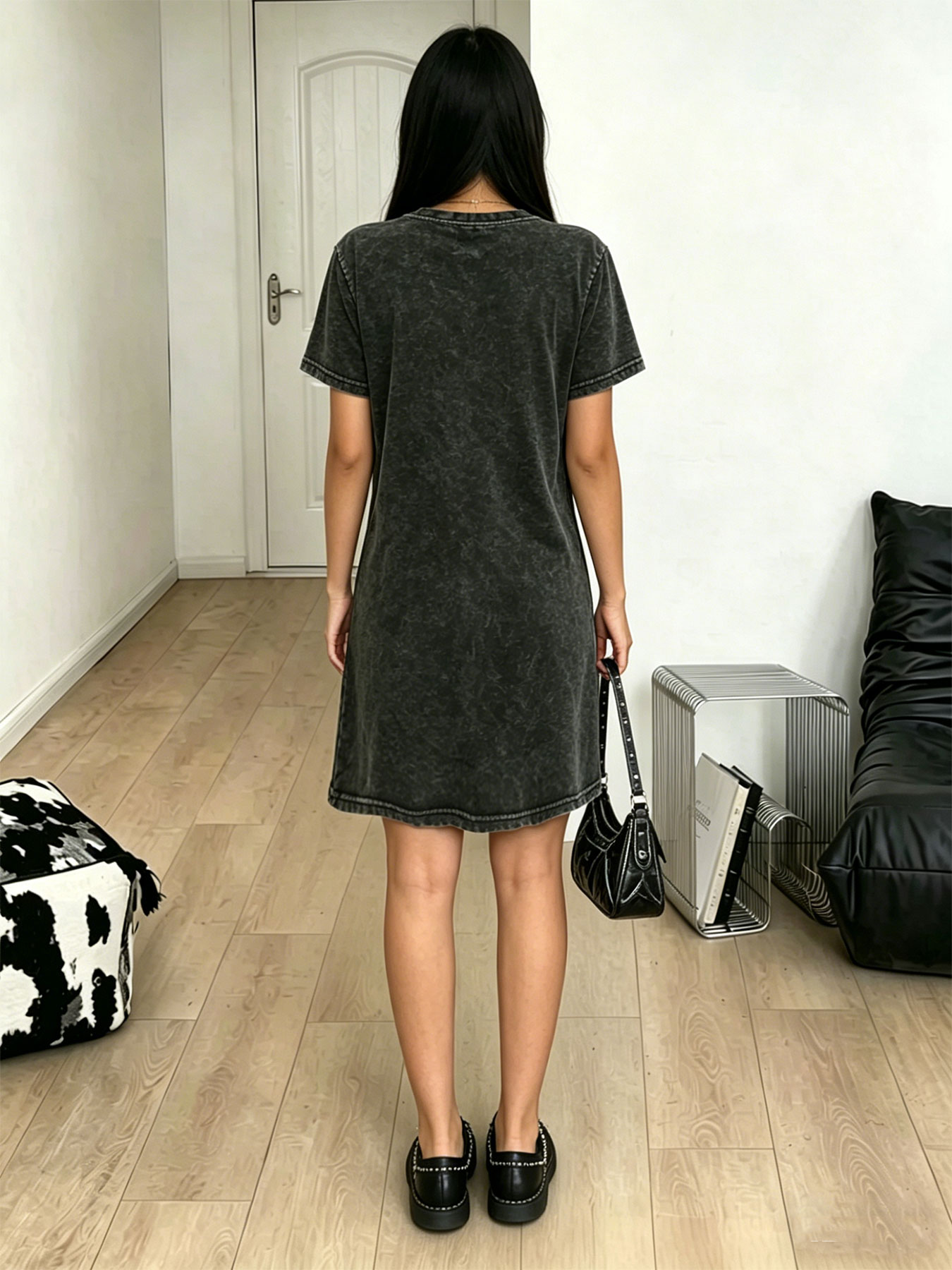 Vestido Camiseta Retro Lavado  - Streetwear Brand Cat reseña y precio
