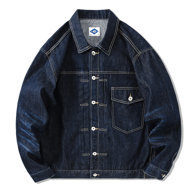 Tide-chaqueta vaquera azul osc - Streetwear Brand reseña y precio