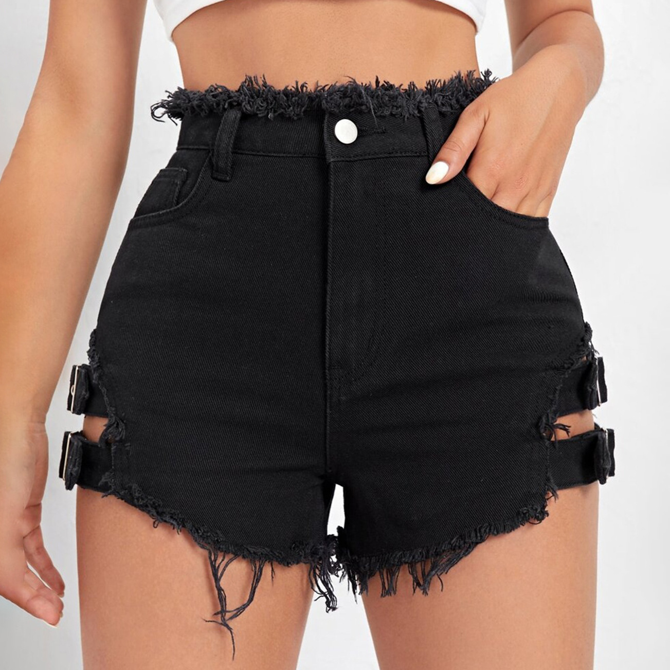 Shorts de mezclilla de cintura - Streetwear Brand Shorts reseña y precio