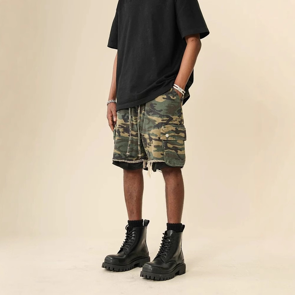 Pantalones Cortos de Camuflaje - Streetwear Brand Shorts reseña y precio