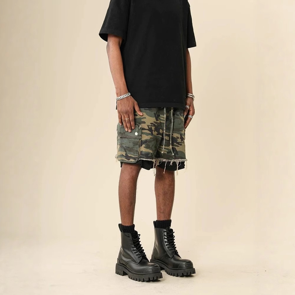 Pantalones Cortos de Camuflaje - Streetwear Brand Shorts reseña y precio