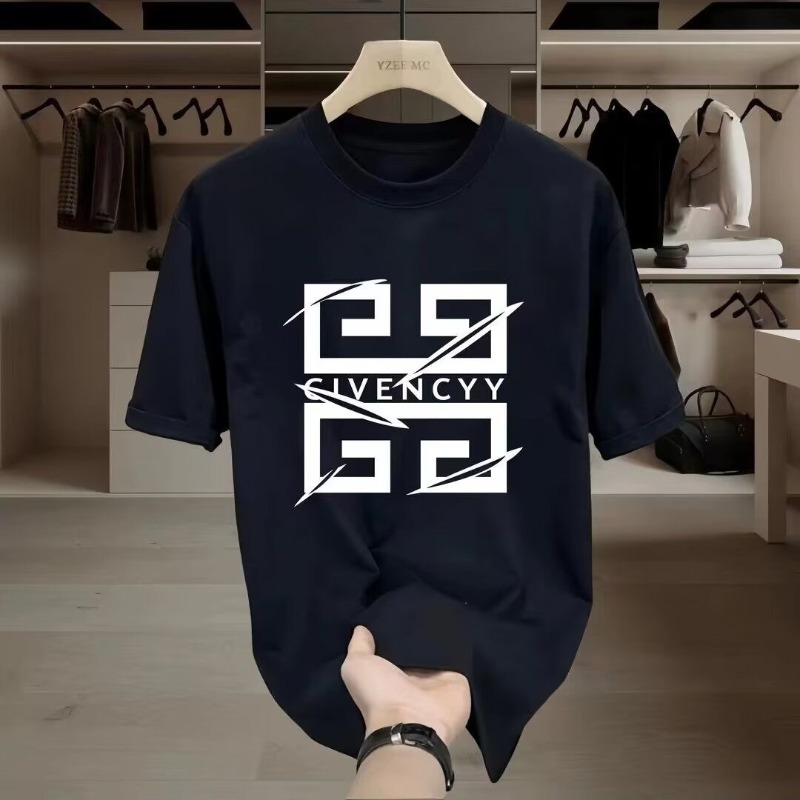 Camiseta de manga corta con lo - Streetwear Brand Logo Design reseña y precio