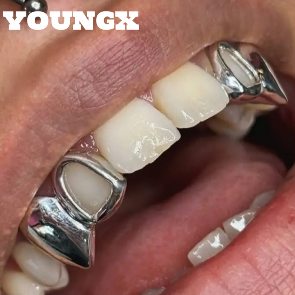 YOUNGX-tapas de dientes brilla - Streetwear Brand Hats reseña y precio