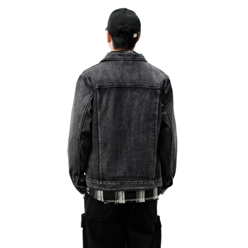 Chaqueta vaquera gris de talla - Streetwear Brand reseña y precio