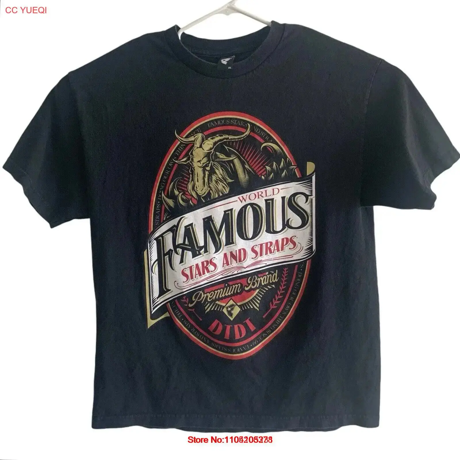 Camiseta negra de marca Premiu - Streetwear Brand Famous reseña y precio